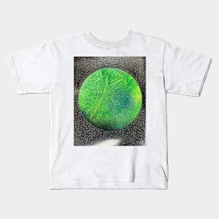 Upside Down Green Eiffel Tower Kids T-Shirt